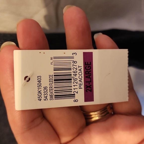 NWT IZOD Men's Fleece Pullover Peacoat XXL - Picture 5 of 8